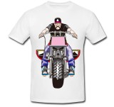Cumpara ieftin Tricou &quot; Motorcyclist front vector &quot;