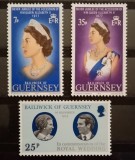 BC90, Guernsey 1973 si 1977, 2 serii Regina Elisabeta a II-a, printesa Anne