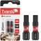 Set biti de impact H5, 25 mm S2, 2 bucati, Tvardy T00185-25-2