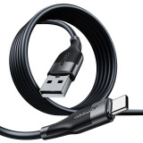 Cablu USB Joyroom - USB Tip C Pentru &icirc;ncărcare/transmitere De Date 3A 1m Negru (S-1030M12) S-1030M12(C)-BLACK