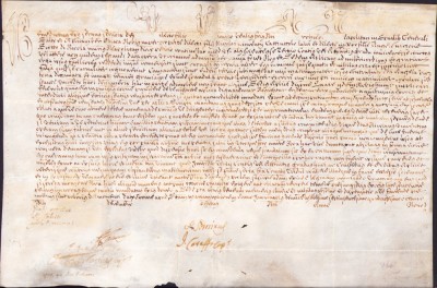 HST PM247N Bulă papală emisă de Papa Benedict al XIV-lea, 1748, pe pergament foto