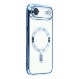 Husa compatibila cu IPhone 17 Air, ALC MOBILE, pentru telefon mobil cu protectie pentru camera, Tehnologie MagSafe, rezistenta la socuri, contur Albas