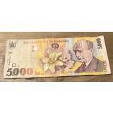 (1) Romania bancnota 5000 lei 1998