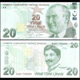 Turcia 2009 - 20 lirasi UNC