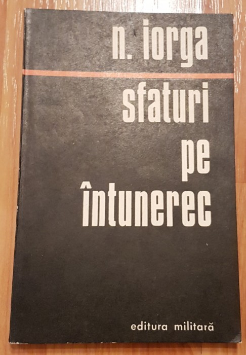 Nicolae Iorga - Sfaturi pe intuneric