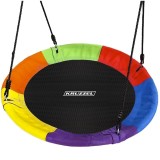Leagan tip cuib de barza 100 cm Kruzzel, multicolor, max. 160 kg