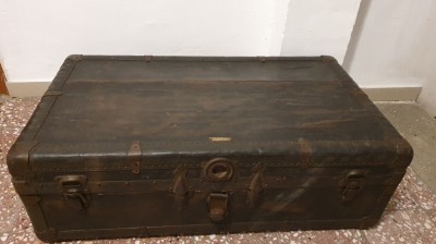 Veche valiza de voiaj foto