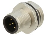 Conector M12 soclu PIN 5 tată 60V IP68 BINDER