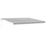 Cumpara ieftin Copertina retractabila automat, antracit/alb, 400x300 cm