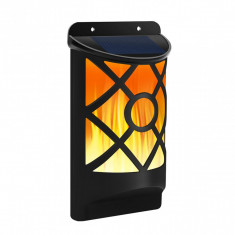 Lampa solara Flame cu senzor de lumina si senzor de miscare foto
