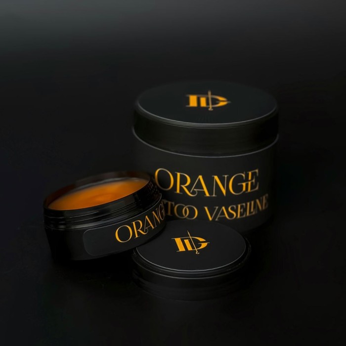Vaselină Dr. Gritz &ndash; Protecție și Hidratare Profesională pentru Tatuaje - 50ml - Orange