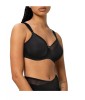 Sutien Triumph True Shape Sensation W01 Minimizer Negru 75F, cu armatura, fara burete. Reduce vizual bustul cu o cupa. Outlet