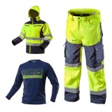 Set imbracaminte de lucru reflectorizanta,geaca,pantaloni softshell,tricou,XL/54,NEO