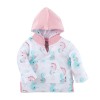 Poncho Baie Bumbac UPF50+ Zoocchini 0-12 Luni Seahorse Halat Prosop Copii Protectie Solara Plaja Piscina