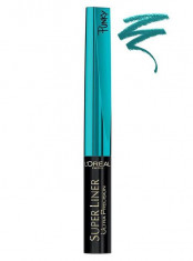 Tus De Ochi L oreal Super Liner Ultra Precision Punky Turquoise foto