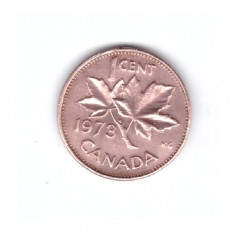Moneda Canada 1 cent 1973, stare foarte buna, curata