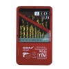 Set de burghie pentru metal hss+cobalt+tin, 25buc, 135&Acirc;&deg;, Dedra