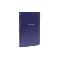 NKJV, Gift and Award Bible, Leather-Look, Blue, Red Letter Edition