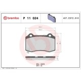 Placute frana Cadillac Cts 07.07-, Cts 09.13-; Chevrolet Camaro Convertible 01.11-, Camaro 02.09-12.15; Chrysler 300c (Lx Le) 09.04-, 300c Touring (L, BREMBO