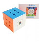 Cumpara ieftin Cub Rubik Magnetic, Moyu MofangJiao RS3M 2020, Stickerless, 4-6 ani