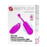 Lechies - Ou vibrator cu 12 vibrații, mov, 7.2 cm, Orion