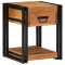 vidaXL Dulap de noapte 2 pcs Maro 40 x 40 x 50 cm lemn masiv de acacia 4016705