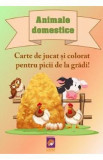 Animale domestice. Carte de jucat si colorat pentru picii de la gradi!