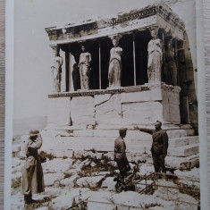 Foto ww2 : Soldați germani pe Acropole Grecia, 1941