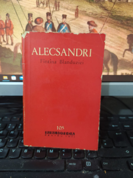 Alecsandri, F&acirc;nt&acirc;na Blanduziei, Despot Vodă, Ovidiu, BPT nr. 105, Buc. 1962, 212