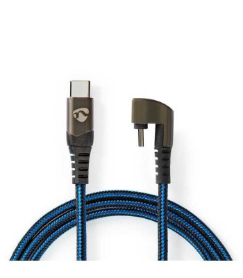 Cablu USB Type C tata - USB Type C tata conector gaming 180 2m NEDIS foto