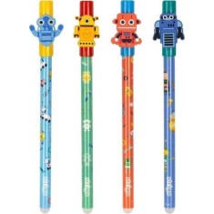 Pix cu capac Strigo Erasable Roboti