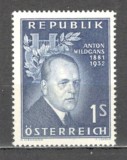 Austria.1957 25 ani moarte A.Wildgans-poet MA.596