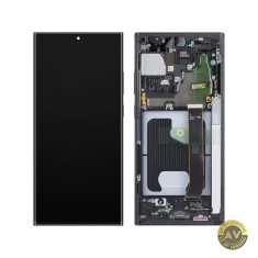Display cu Touchscreen Samsung Galaxy Note 20 Ultra 5G N986 / Note 20 Ultra N985 cu Rama Negru (Mystic Black) Service Pack GH82-31453A