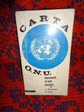 Carta O.N.U. / document al erei noastre - Mircea Malita , A.Bolintineanu // 358 pagini