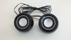 Boxe calculator Canyon, 6W RMS, USB, negru/argintiu.