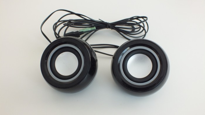 Boxe calculator Canyon, 6W RMS, USB, negru/argintiu.