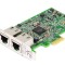 Placa de retea DUAL port Gigabit HP Ethernet 1Gb 332T 616012-001 Low Profile