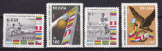 Bolivia 1963 sport fotbal MI 692-695 MLH w59 foto