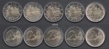 GERMANIA 2 euro, 2010, A, D, F, G, J, Bremen