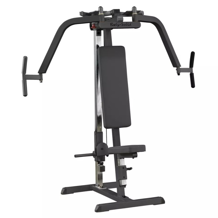 Aparat Pec Dec Body-Solid GPM65, Negru
