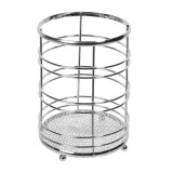 Suport inox pentru ustensile bucatarie, 12 x 16 cm, Argintiu, Oem