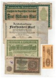 Lot 5 bancnote straine de colectie, Europa