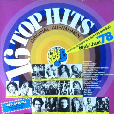 VINIL Various ‎– 16 Top Hits - Mai / Juni '78 - VG+ -