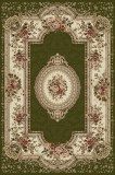 Cumpara ieftin Covor Lotos 571-310, Marime 50 x 80 cm, Verde, Inaltime Fir 8 mm, Antialergic, Polipropilena, Living, Dormitor, Sufragerie, Birou