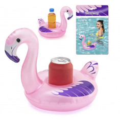 Bestway Suport de băutură cu flotor Flamingo