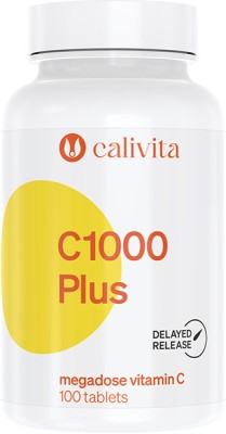 C 1000 Plus Megadoza de Vitamina C cu Macese Organice si Eliberare Prelungită (100 tablete) - Calivita foto