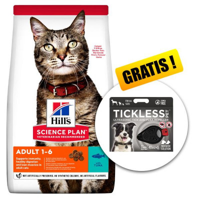 Hill&amp;amp;#039;s Science Plan Feline Adult Tuna 10 kg + Tickless Pet GRATUIT foto