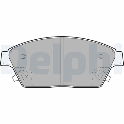 DELPHI LP2170 set placute frana,frana disc foto