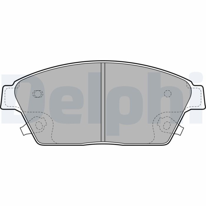 DELPHI LP2170 set placute frana,frana disc