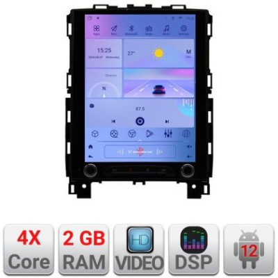 Navigatie Renault Megane 4 2016-2024 cu navi tip tesla radio gps internet 4 Core carplay android auto 2+32 kit-tesla CarStore Technology foto